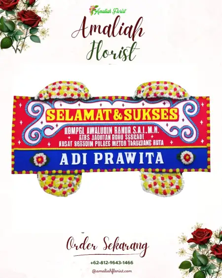 Papan Bunga Ucapan Selamat Sepauk